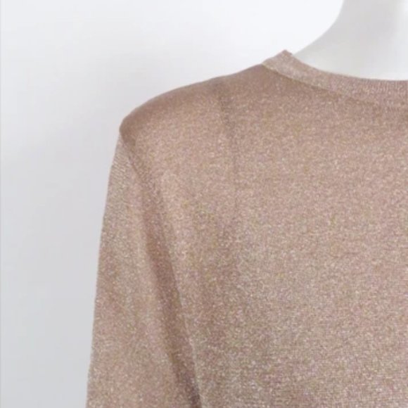 Low Classic Sparkly Nude Crop Top - Picture 4 of 4